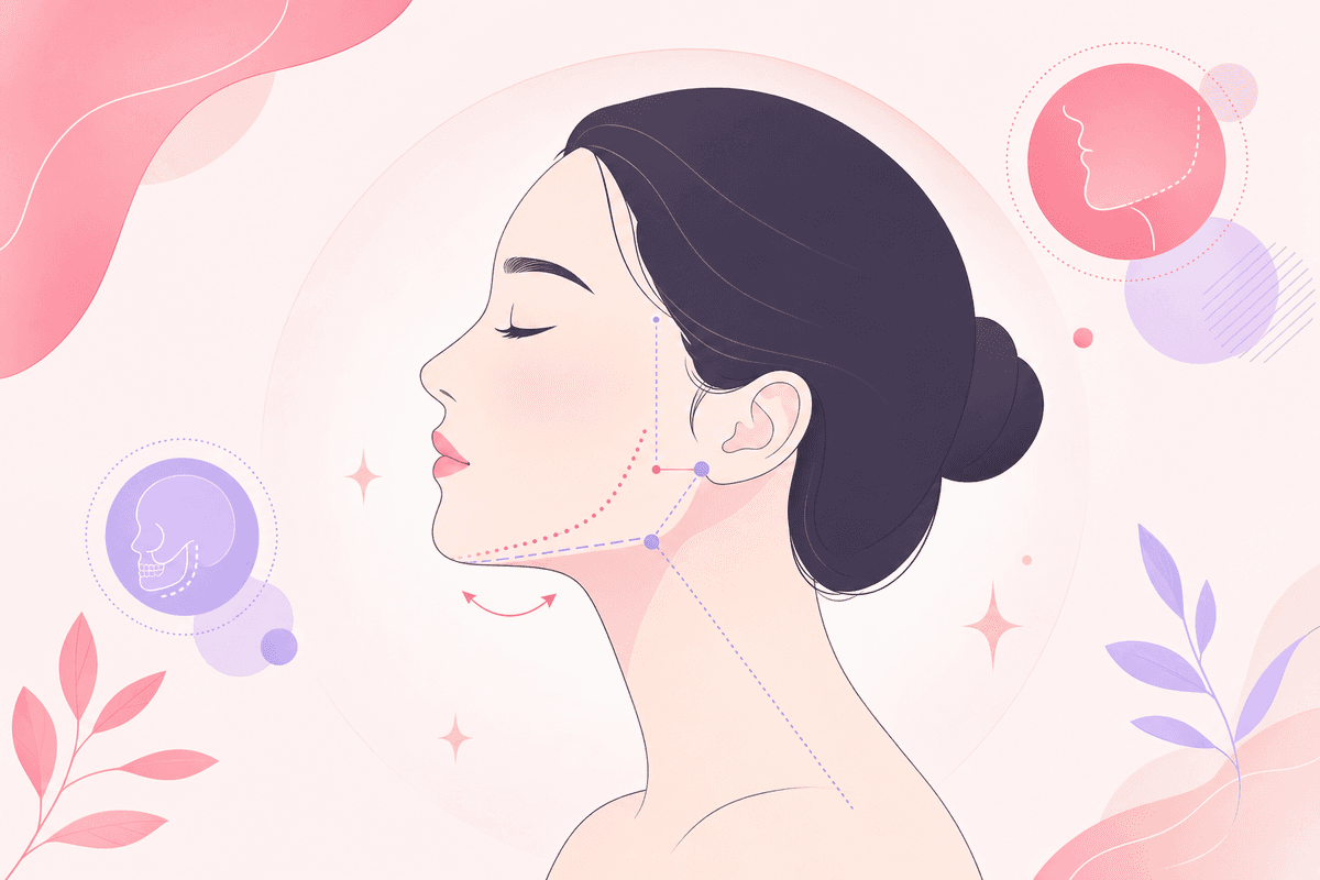 Уменьшение квадратной челюсти (коррекция угла нижней челюсти)