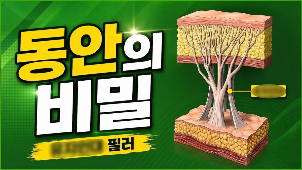 동안 얼굴의 비밀, 필러로 '이것'을 세워야 하는 이유