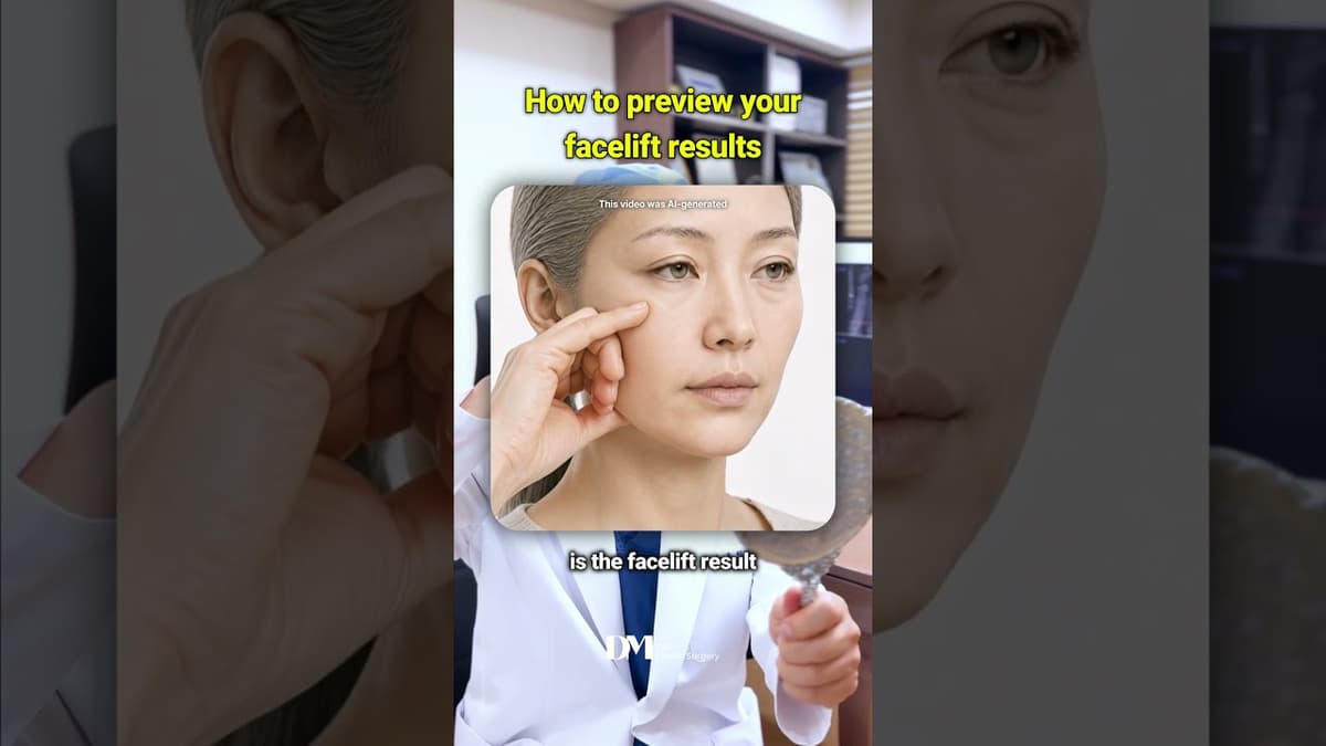 I live oversea, how I preview the face lift result? #viral #trend #viralshorts #fyp #facelift #lol