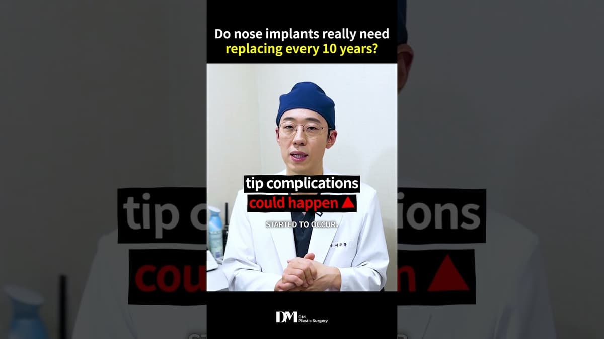 Do Nose Implants Need to Be Replaced?  #viral #korea #trend #rhinoplasty #nosejob #implant #fyp