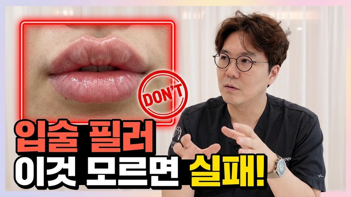 입술 필러 실패하는 이유