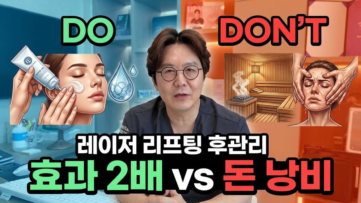 레이저 리프팅 주의사항