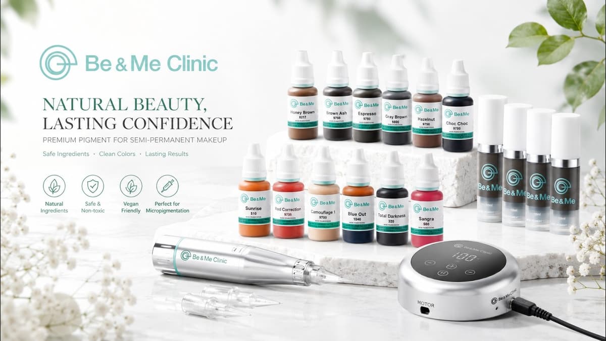 반영구 색소의 새로운 기준 | BE&ME Derma Safe Pigment