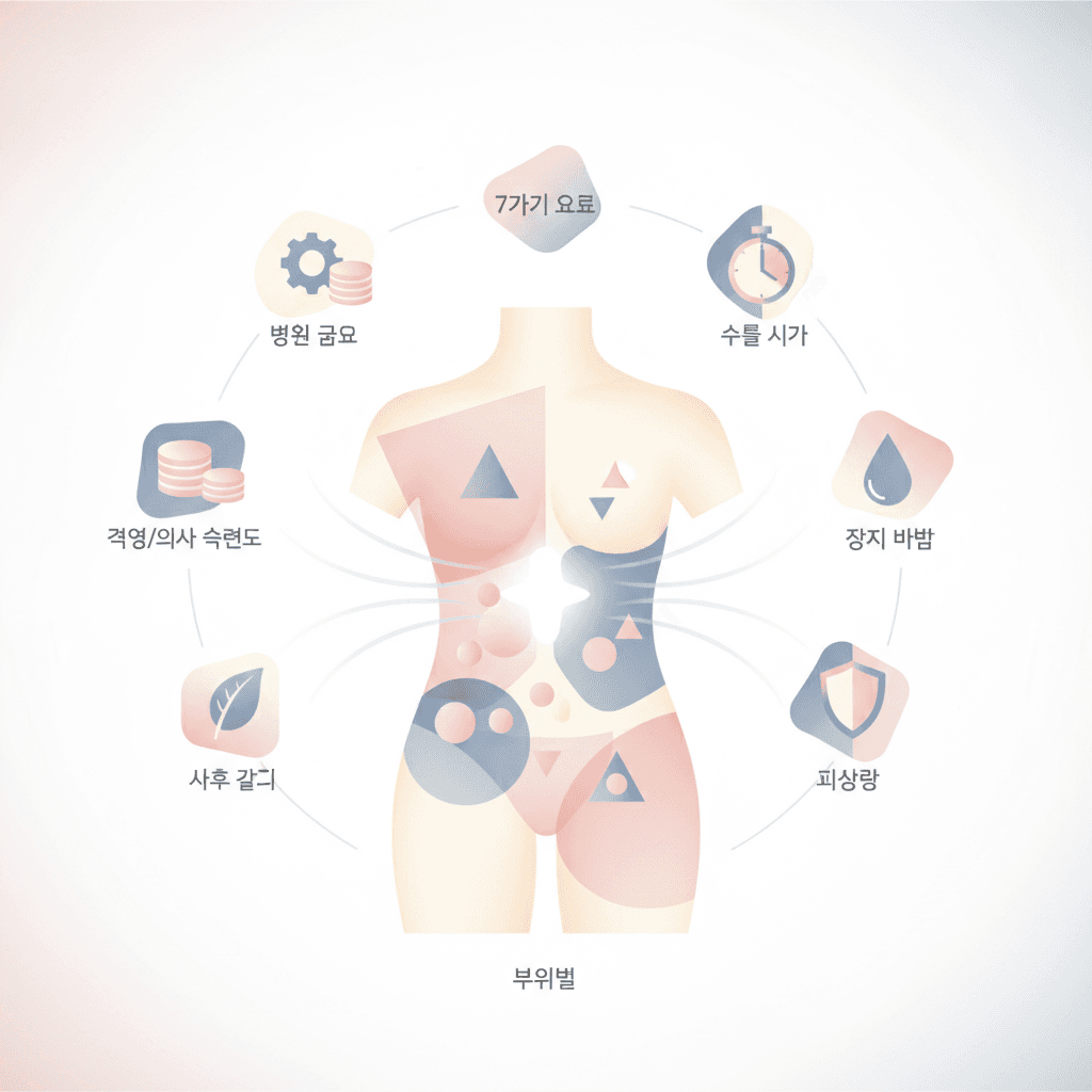 지방흡입 비용 결정하는 7가지 요소, 부위별 가격 차이 솔직 정리