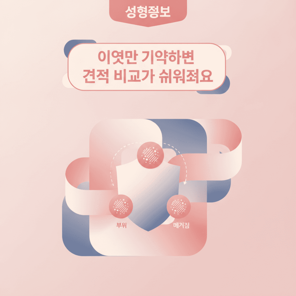 성형정보 — 이것만 기억하면 견적 비교가 쉬워져요