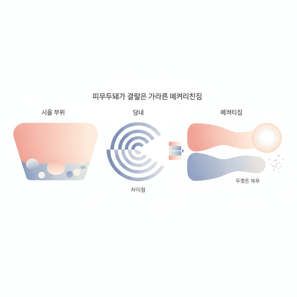 피부관리 — 피부두께가 결과를 가르는 메커니즘