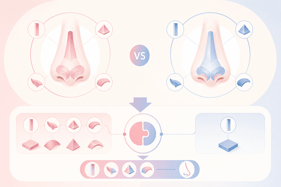 코성형 — 복합 수술 vs 단일 수술 — 언제 어떻게 조합하나