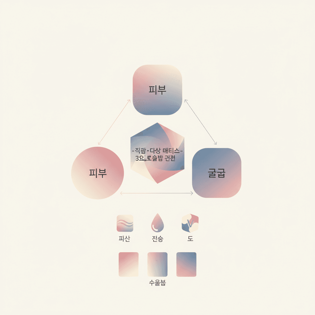 눈성형 — 적합 대상 매트릭스 — 피부·지방·근육 3요소로 수술법 결정