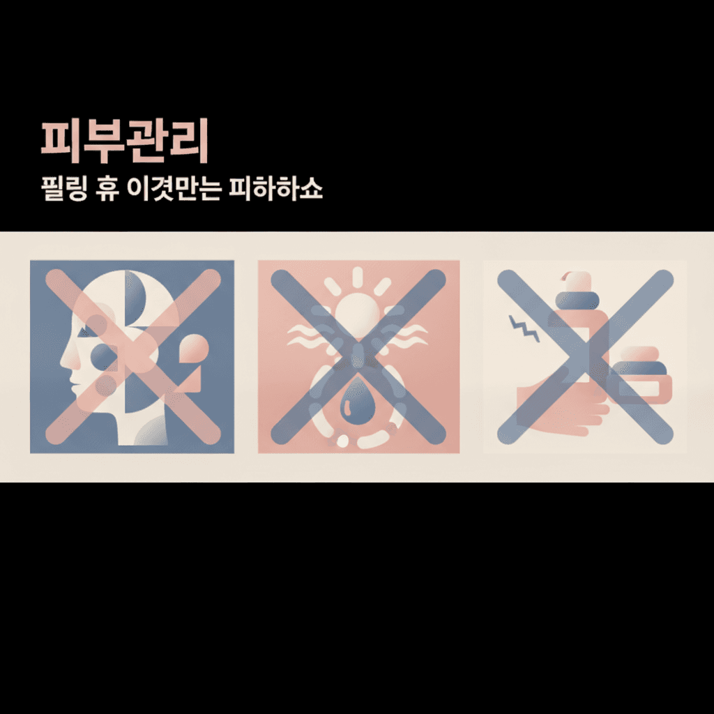 피부관리 — 필링 후 이것만은 피하세요