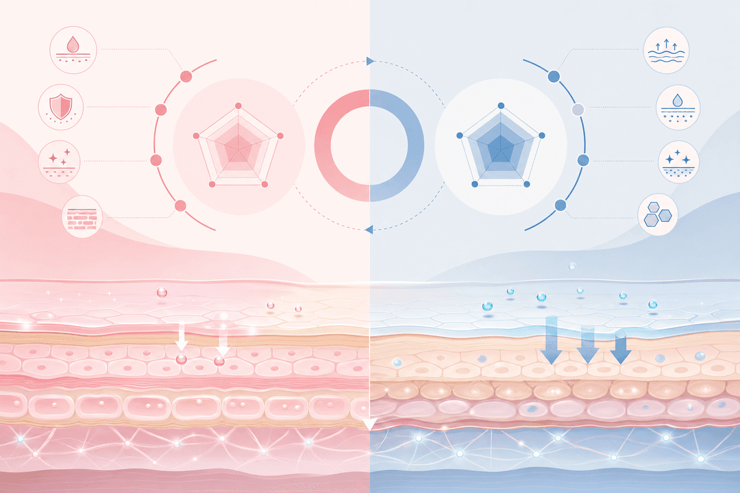 Aqua Peel — การดูแลเฉพาะบุคคลตามช่วงอายุ — นักศึกษาวัย 20 ปี เทียบกับ พนักงานออฟฟิศวัย 40 ปี