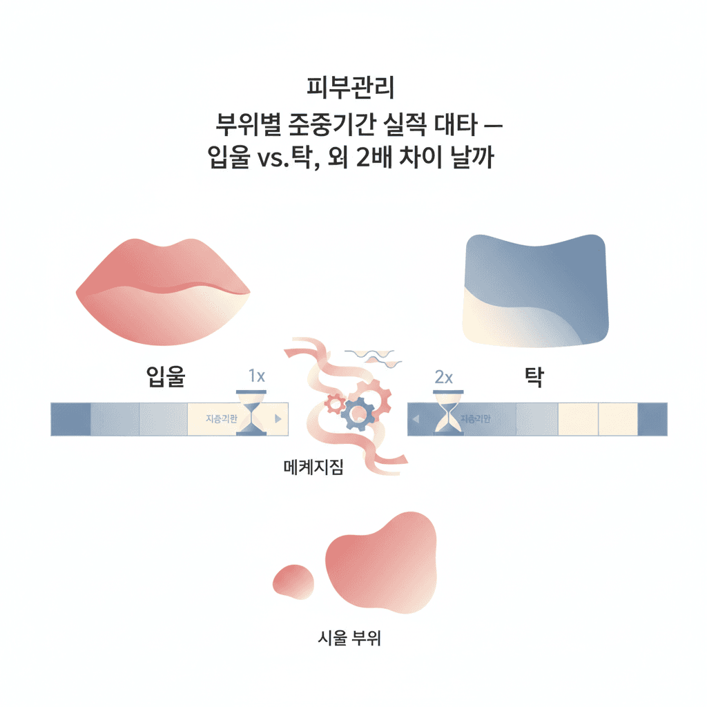 Skin Care โ Actual Data on Duration by Area โ Lips vs. Chin, Why Is There a 2x Difference