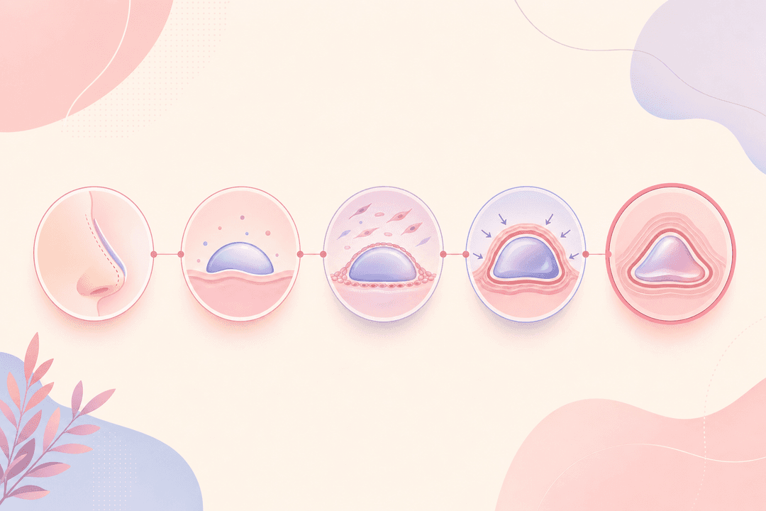 코성형 — Month 2-3: 숨겨진 적, 구축(Capsular Contracture)