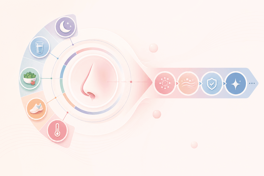 코성형 라이프스타일이 회복 스케줄을 결정해요 — 성형정보 의료미용 인포그래픽