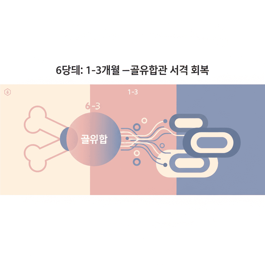 성형정보 — 6단계: 1-3개월 — 골유합과 신경 회복