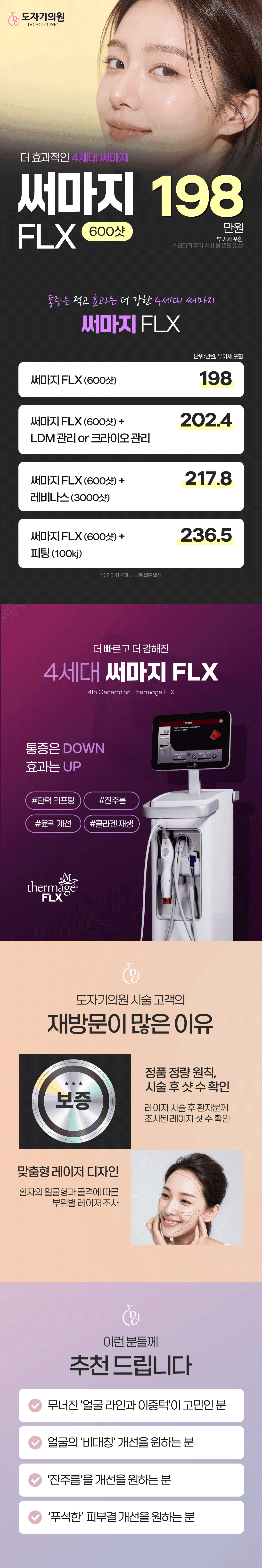 提拉紧致及改善不对称_Thermage FLX 1