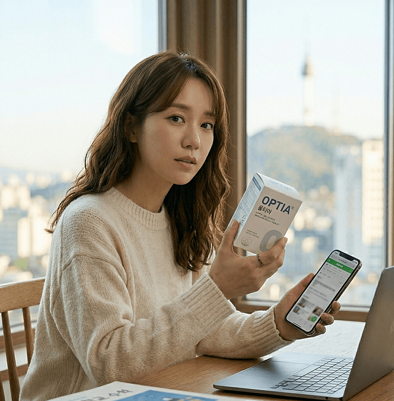 중등 아이 시력 때문에 옵티아정 먹여보려는데 효과 있나요? 1